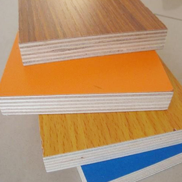 New Design Melamine/Laminate Plywood With Solid Color or Wood Grain For Cabinet and Furniture
