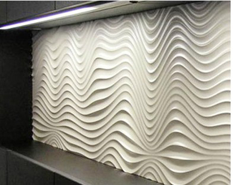 3D Wave MDF Wall Panel/Carved MDF