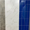 Hotel Bathroom UV Marmol Wall with Groove Slot Line PVC Marble Sheet wall panel