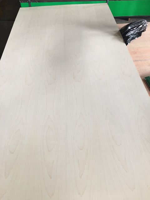 Natural Maple Veneer Faced Plywood