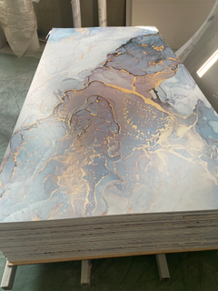 High Glossy PVC Marble Sheet UV Marble Sheet 3D Printing Marble Sheet Wall Decorative Panel