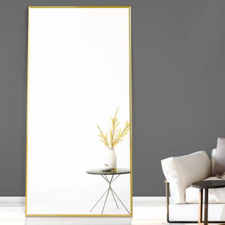 Beveled Glass Stand Up Mirror Mirror for Living Room Use in China