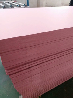 Fireproof Red Color 3-18mm Fibreboards Fire Resistant Fire Rated MDF Board for Decoration