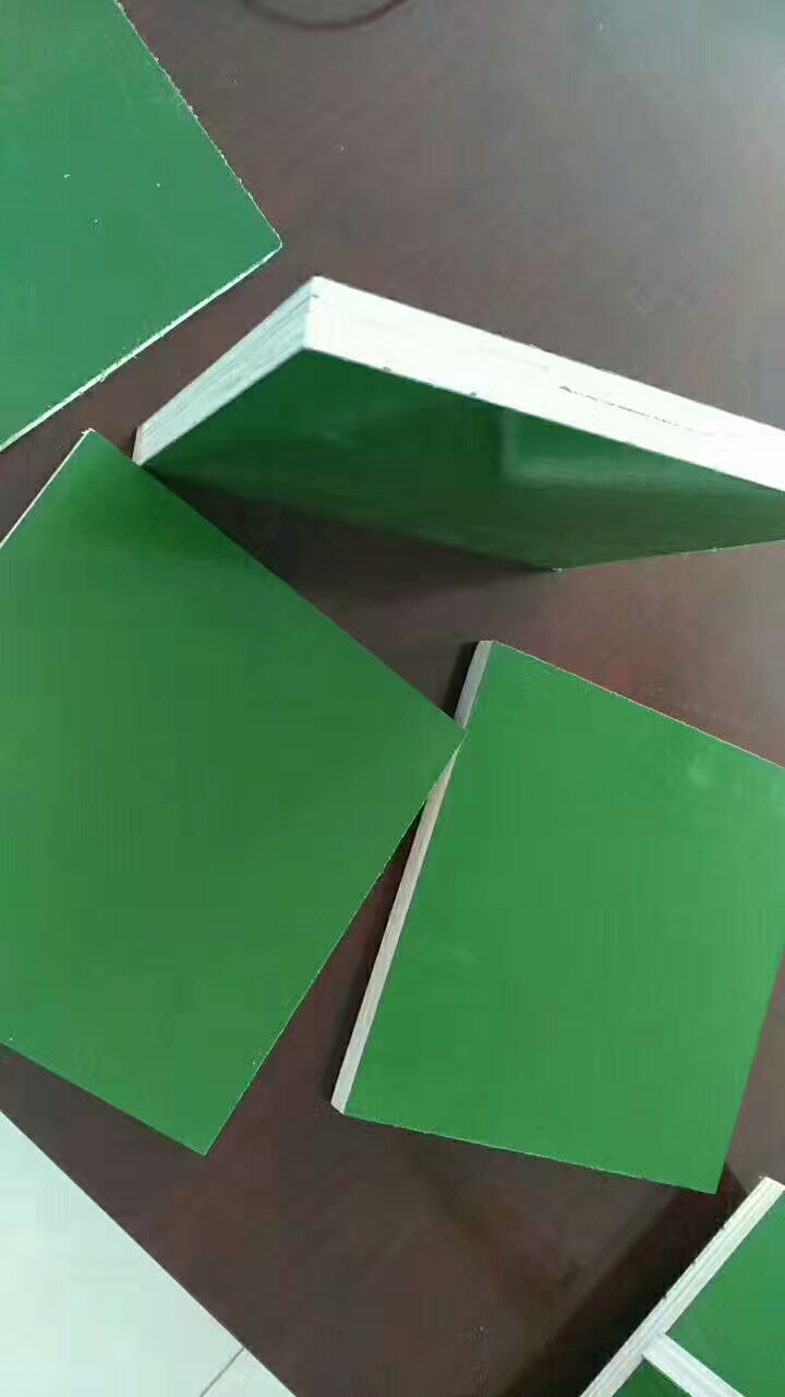 Green PP Plastic Film Faced Plywood Shuttering Formwork Construction Hardwood Plywood