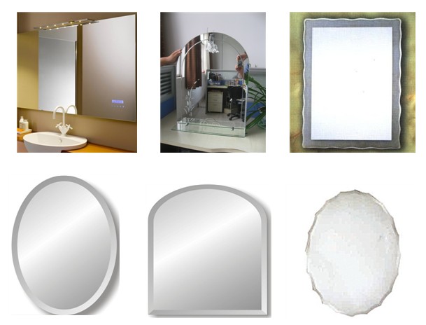 Clear Sheet Glass / Double Coated/Antique/Bathroom Aluminium or Silver/Smart LED Makeup Mirror with Frames/ Multi Function for Bathroom/House Decoration /Wall