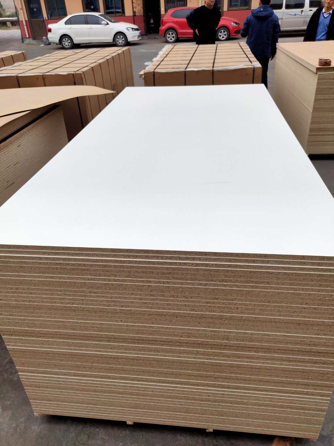 Normal Warm White Melamine Paper Laminate Particle Board